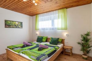 Postel nebo postele na pokoji v ubytování Am Sersbach