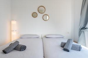 Postel nebo postele na pokoji v ubytování Vivienda liv El Puerto I 3-11