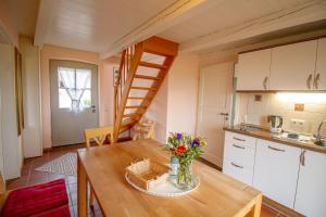 Kuchyň nebo kuchyňský kout v ubytování Ferienhaus Utkiek
