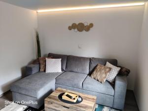 Posezení v ubytování Ferienwohnung Grete, an der Weinstraße
