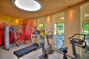 Fitness centrum a/nebo fitness zařízení v ubytování Seehotel Rust