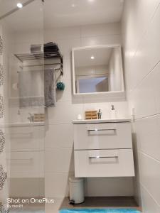 Koupelna v ubytování Ferienwohnung Grete, an der Weinstraße