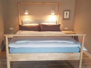 Postel nebo postele na pokoji v ubytování Der Gute Ton