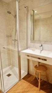 Koupelna v ubytování Hotel Ocamiño