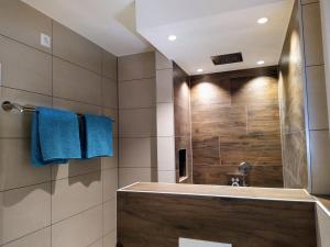 Koupelna v ubytování Ferienhof-Dachsberg Wohnung Paradies