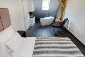 Posteľ alebo postele v izbe v ubytovaní Apartament Heaven + 18 fotografií