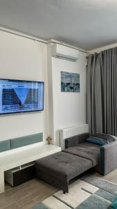 En eller flere senge i et værelse på Mamaia Nord-Casa del Mar85