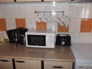 Kuchyň nebo kuchyňský kout v ubytování Apartments Pavlić