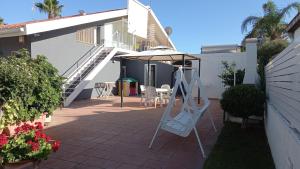 A balcony or terrace at Villa Lilium