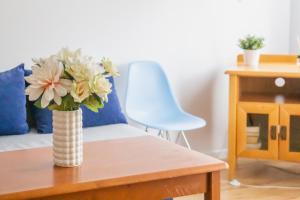 Posedenie v ubytovaní AL-DOM apartamenty Blue Olymp 203