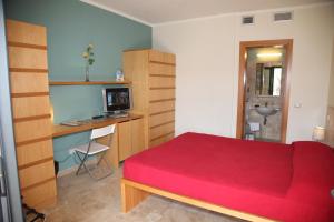 TV a/nebo společenská místnost v ubytování Hotel Poggio Bertino
