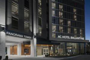 a rendering of the mg hotel ballina building at AC Hotel by Marriott Charlotte Ballantyne in Charlotte