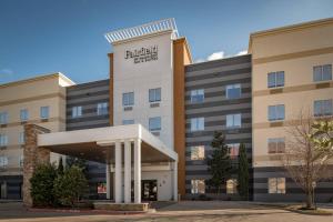 a rendering of the exterior of a hotel at Fairfield Inn & Suites Fort Worth Northeast in Hurst