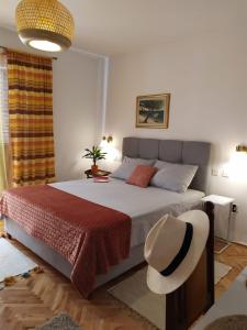 Postel nebo postele na pokoji v ubytování Cozy Apartments Danica Novalja - Ground floor