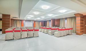 Posezení v ubytování Treebo Premium Metropolis