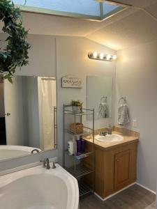 Un baño de West Asheville Remodeled Mobile Home