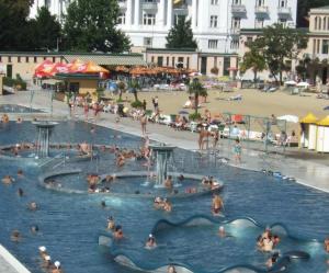 The swimming pool at or close to Hotel-Garni Martinek