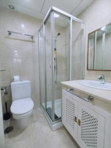 Koupelna v ubytování Apartamento 3 dormitorios Roda Golf