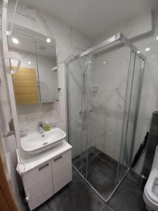 Bathroom sa Apartman 17 Divcibare