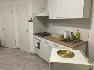Kuchyňa alebo kuchynka v ubytovaní Roland Apartment Downtown - CORVIN
