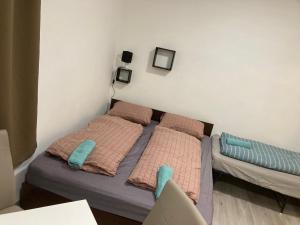 Posteľ alebo postele v izbe v ubytovaní Roland Apartment Downtown - CORVIN
