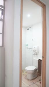 Koupelna v ubytování Hotel Salamanca Resort