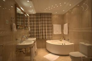 Ванна кімната в Plavnica Eco Resort