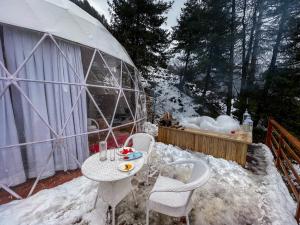 GLAMPING CLUB durante l'inverno