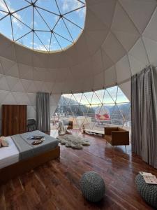 Letto o letti in una camera di GLAMPING CLUB