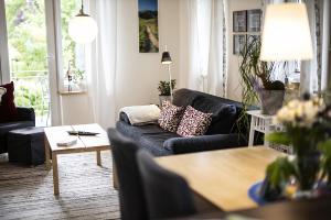 Posezení v ubytování Ferienwohnung Auf dem schönen Felde + 20 fotografií