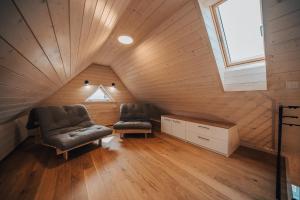 Posezení v ubytování Apartman s výhledem