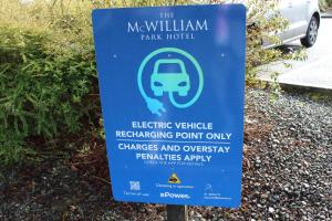 Vottorð, verðlaun, skilti eða annað skjal til sýnis á McWilliam Park Hotel