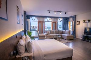 El Gouna Elite Worldwide Sea & Garden Residences - Hurghada, Egypt的休息区