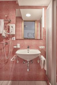 Koupelna v ubytování Bio Hotel Stillebach