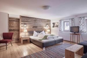 Postel nebo postele na pokoji v ubytování Bio Hotel Stillebach