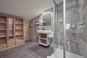 Koupelna v ubytování Bio Hotel Stillebach