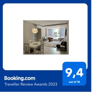 En eller flere senge i et værelse på B Camboriú Praia, Amplo, Confortável e Econômico