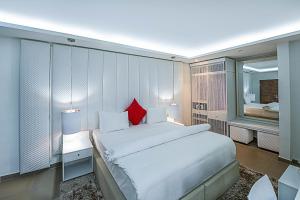 Ένα ή περισσότερα κρεβάτια σε δωμάτιο στο Maison Fahrenheit