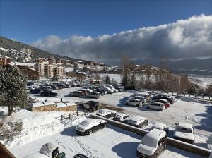 Les Lupins 11-Studio cabine-Parking privé-100m télécabine-Vue lac, montagne, village durante l'inverno