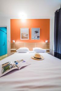 Posteľ alebo postele v izbe v ubytovaní L'Indigo Urbain - 1 Chambre