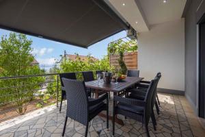 Balkón alebo terasa v ubytovaní Crikvenica Apartment 18
