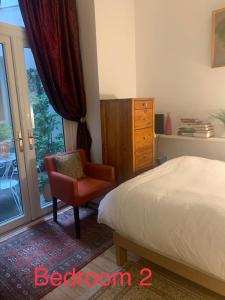 Postel nebo postele na pokoji v ubytování Apartment in Notting Hill