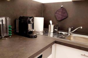 Eldhús eða eldhúskrókur á Homelystay Graz - downtown app