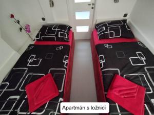Letto o letti in una camera di Dům Tamara