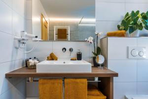 Ένα μπάνιο στο Ferienwohnungen Haus Elisabeth +76 φωτογραφίες