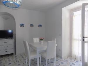 TV a/nebo společenská místnost v ubytování L'orchidea amalfi coast