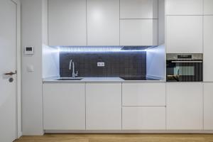 A kitchen or kitchenette at Apartamento Vista Mar