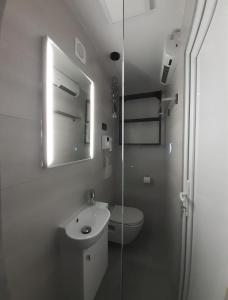 Koupelna v ubytování Apartmani Audacia Crikvenica