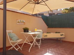 Patio nebo venkovní prostory v ubytování Tenerife lizards - duplex in the first line