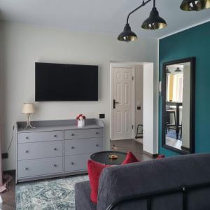 TV a/nebo společenská místnost v ubytování Apartment Secret
